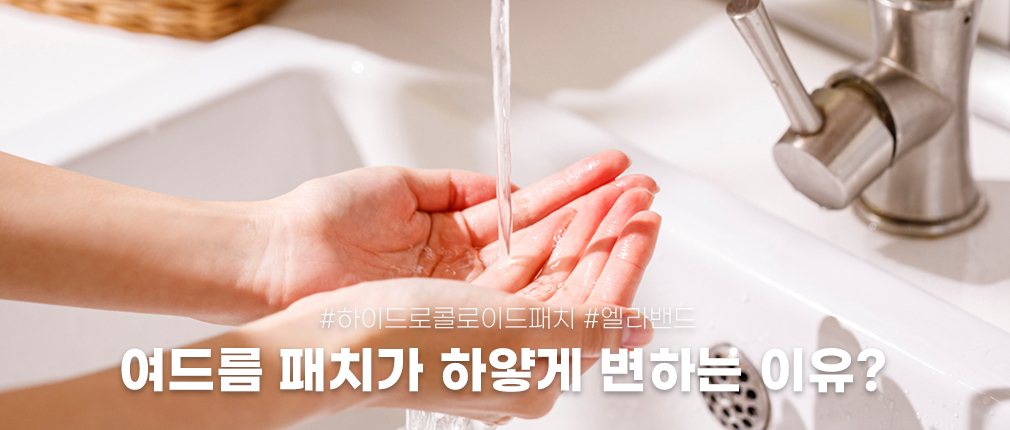 여드름 패치가 하얗게 변하는 이유? 엘라밴드 하이드로콜로이드 패치 원리